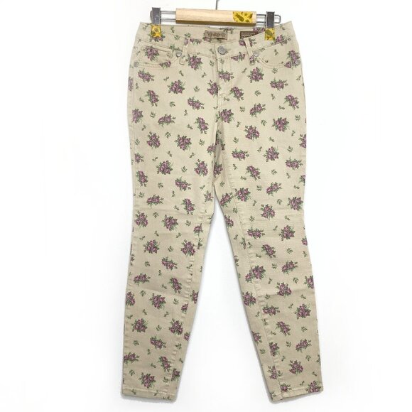 Nine West Vintage America Collection Floral Skinny Jeans - Picture 1 of 5